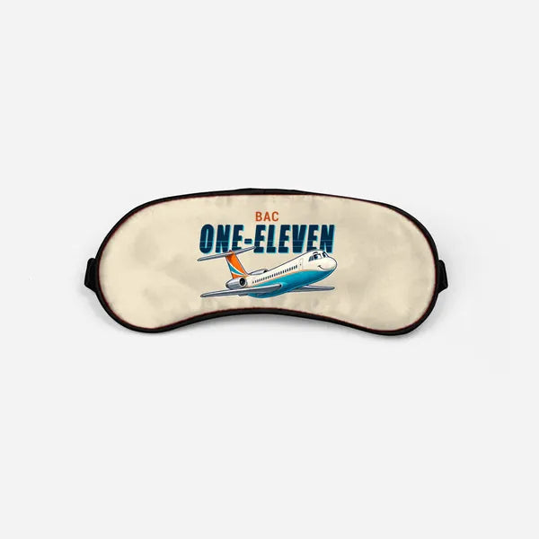 BAC One-Eleven 500 - Cartoon - Sleep Mask - Beige
