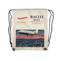 Thumbnail for BAC One-Eleven 500 - Drawstring Bag - Classic - Beige