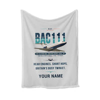 Thumbnail for BAC One-Eleven 500 - Original + Name - Blanket - Light Gray