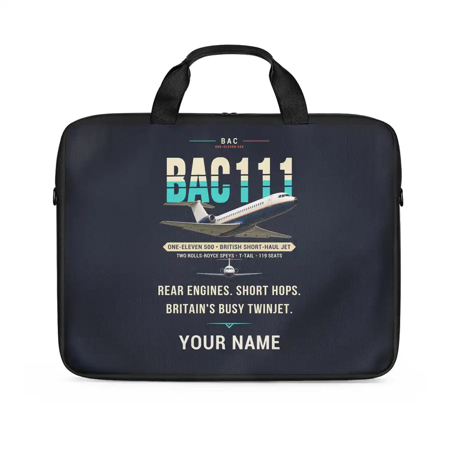 BAC One-Eleven 500 - Original + Name - Laptop Bag