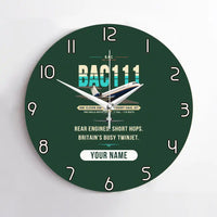 Thumbnail for BAC One-Eleven 500 - Original + Name - No Frame - Dark Green