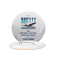 Thumbnail for BAC One-Eleven 500 - Original + Name - Pin - White