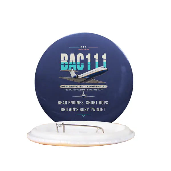 BAC One-Eleven 500 - Original - Pin - Navy Blue
