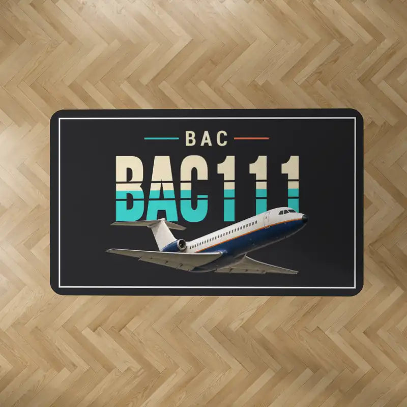 BAC One-Eleven 500 - Original - Rectangle Carpet - Black