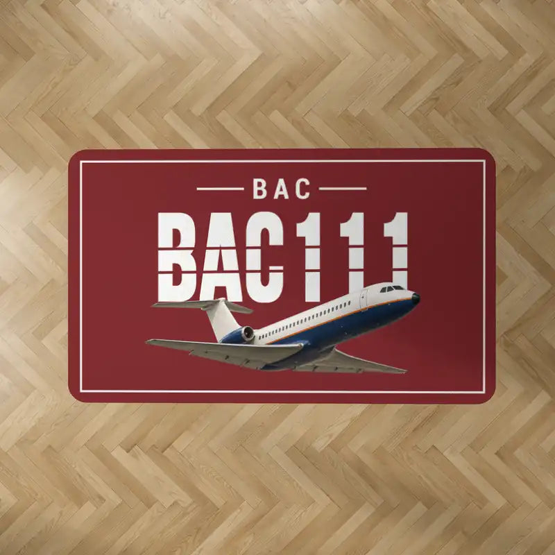 BAC One-Eleven 500 - Original - Rectangle Carpet - Dark Red
