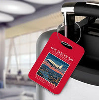 Thumbnail for BAC One-Eleven 500 - Poster - Luggage Tag - Red