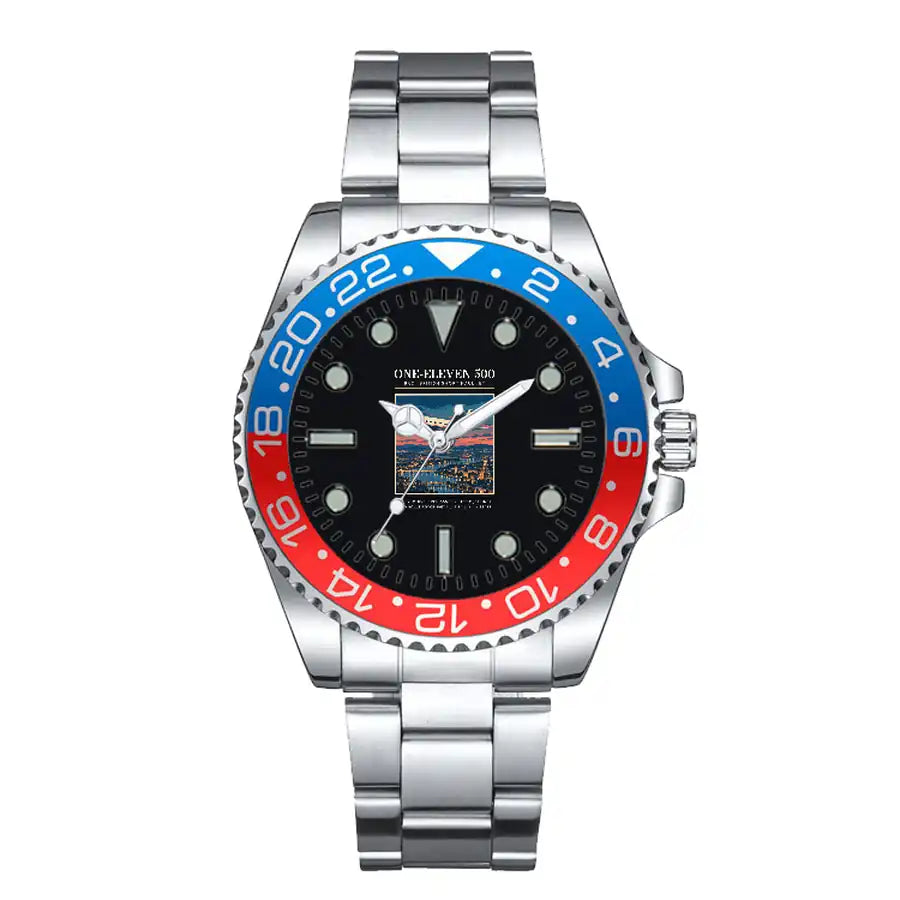 BAC One-Eleven 500 - Poster - Premium Diver - Blue and Red