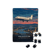 Thumbnail for BAC One-Eleven 500 - Vertical + Text - Canvas Puzzle