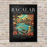 Thumbnail for BACALAR - Poster - Canvas Framed - Black