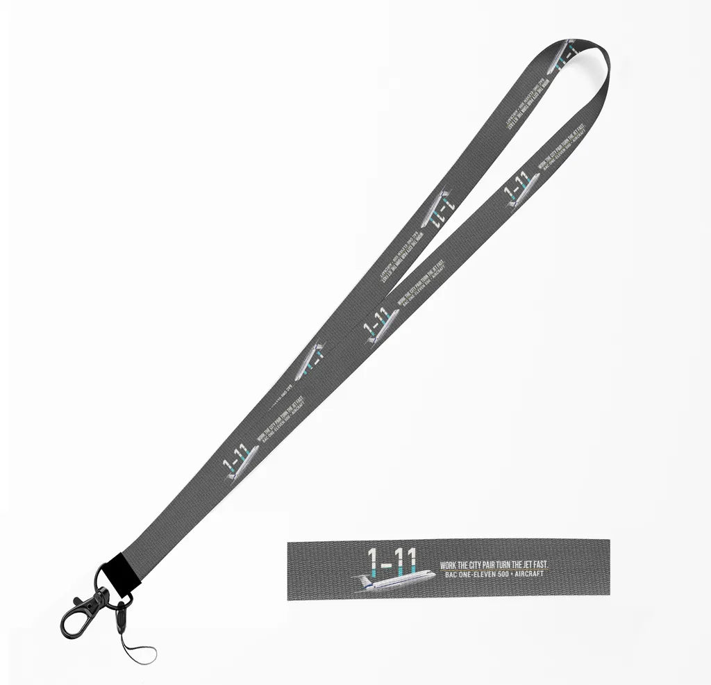 BAC One-Eleven 500 lanyard - gray