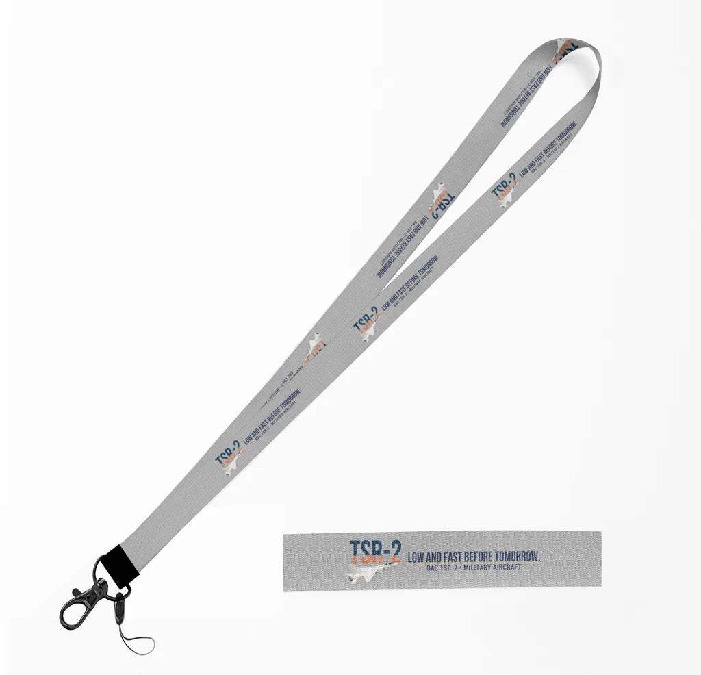 BAC TSR-2 lanyard - light gray