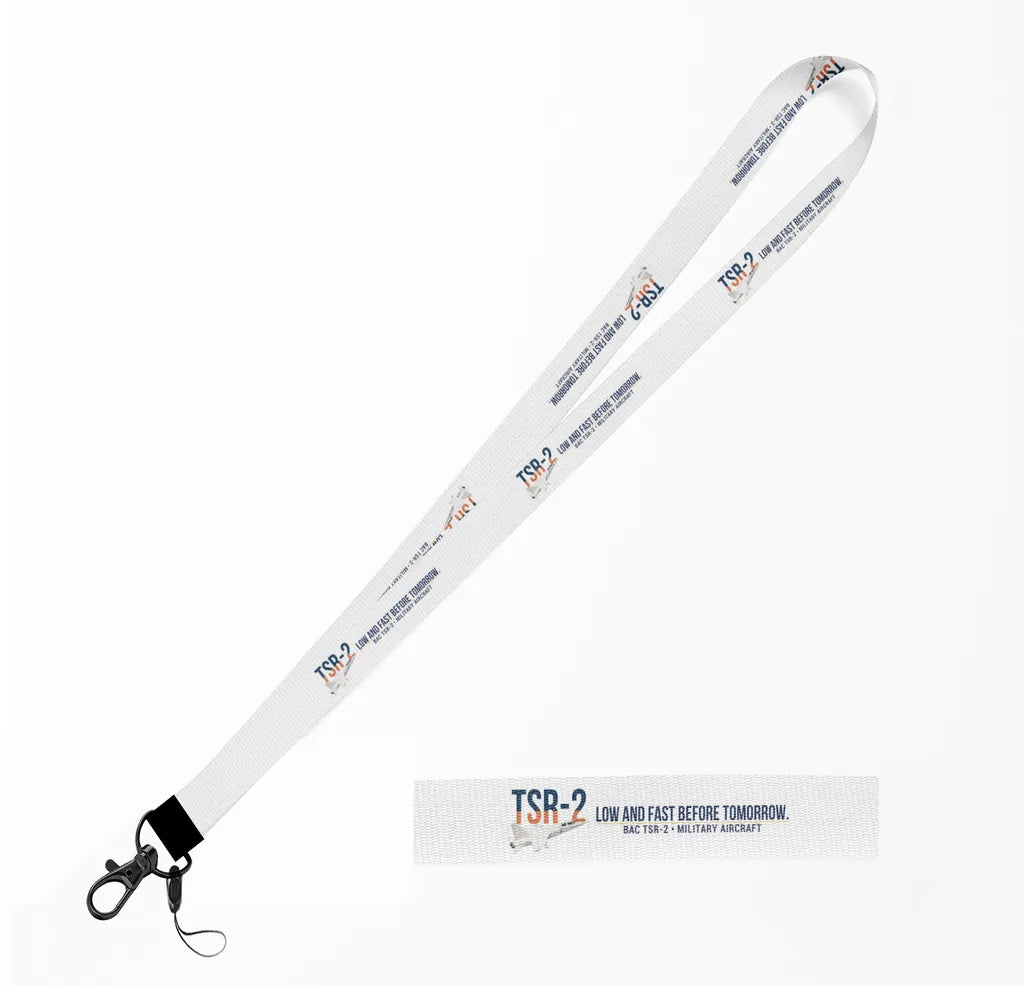 BAC TSR-2 lanyard - white
