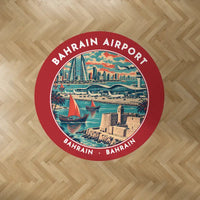Thumbnail for Bahrain International Airport (BAH) Carpets - Carpet Round - Badge - Red V2