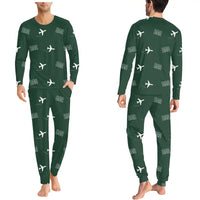 Thumbnail for Ernesto Cortissoz International Airport (BAQ) Pajamas - Men Pajamas - Dark Green