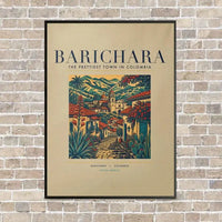 Thumbnail for BARICHARA - Poster - Canvas Framed - Beige