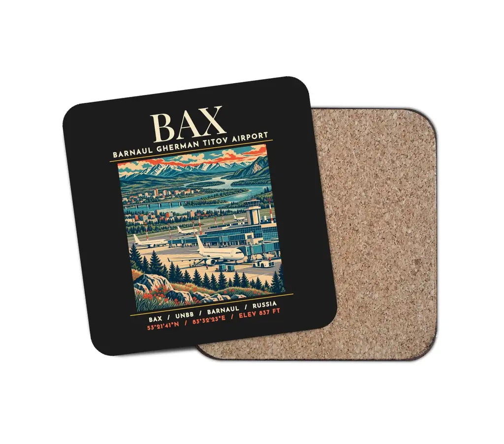 BAX - Poster - Coaster - Black