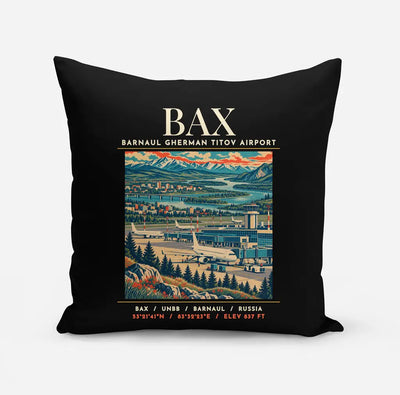 BAX - Poster - Pillow - Black