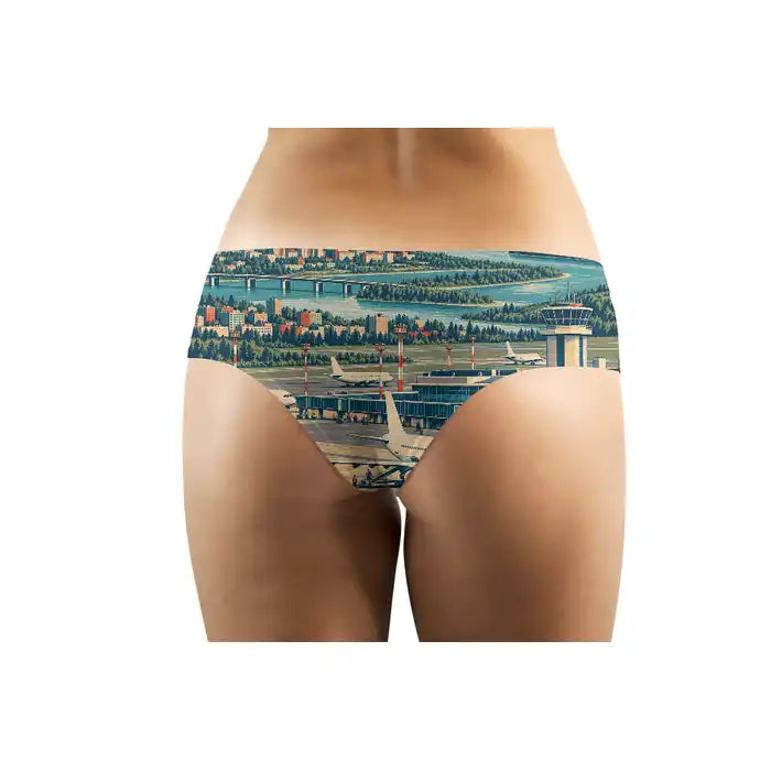 Barnaul Gherman Titov International Airport (BAX) Women Panties - Scene - Back