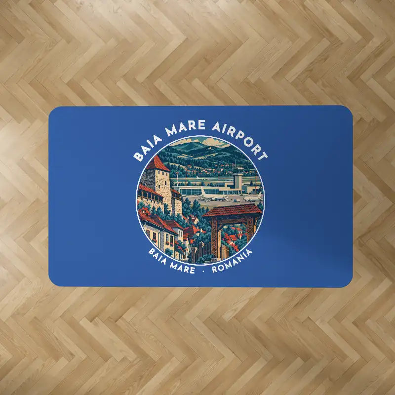 Baia Mare Airport (BAY) Carpets - Carpet Rectangle - Badge - Blue V2