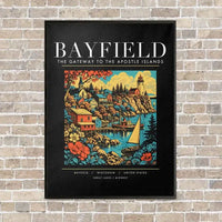 Thumbnail for BAYFIELD - Poster - Canvas Framed - Black