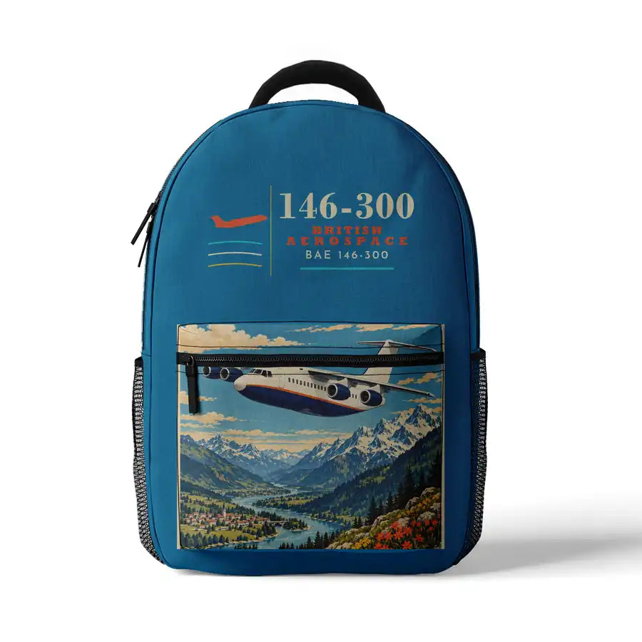 BAe 146-300 - 3D Backpack - Light Blue