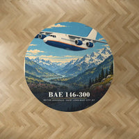 Thumbnail for BAe 146-300 - 3D - Round Carpet - Full Print