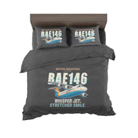 Thumbnail for BAe 146-300 - Cartoon - Bedding Set - Black