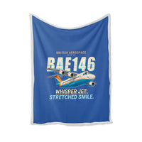 Thumbnail for BAe 146-300 - Cartoon - Blanket - Blue