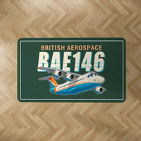 Thumbnail for BAe 146-300 - Cartoon - Rectangle Carpet - Dark Green