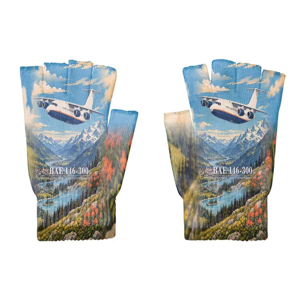 BAe 146-300 - Gloves - Cut - 3D - Full Print