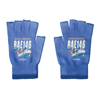 Thumbnail for BAe 146-300 - Gloves - Cut - Cartoon + Name - Blue