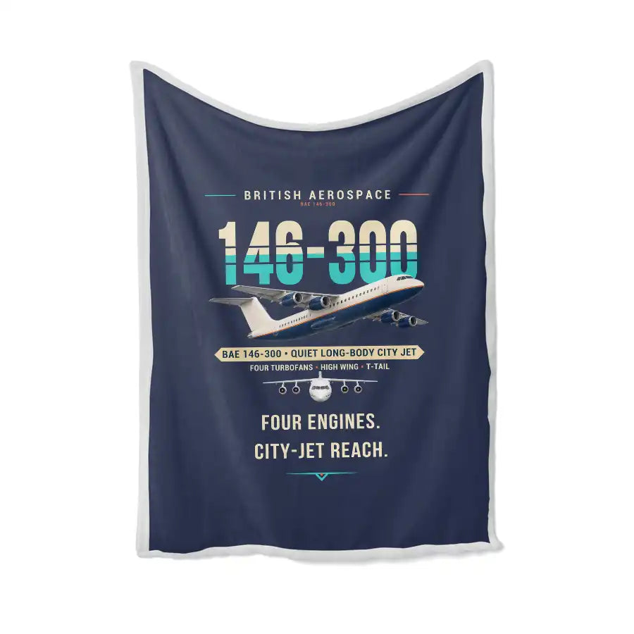 BAe 146-300 - Original - Blanket - Navy Blue
