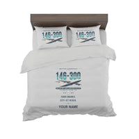 Thumbnail for BAe 146-300 - Original + Name - Bedding Set - Light Gray