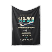 Thumbnail for BAe 146-300 - Original + Name - Blanket - Black