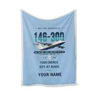 Thumbnail for BAe 146-300 - Original + Name - Blanket - Light Blue