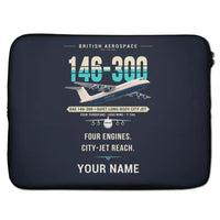 Thumbnail for BAe 146-300 - Original + Name - Laptop Sleeve
