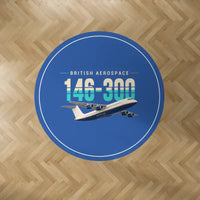Thumbnail for BAe 146-300 - Original - Round Carpet - Blue