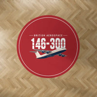 Thumbnail for BAe 146-300 - Original - Round Carpet - Red
