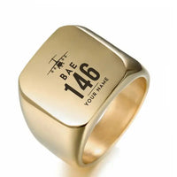 Thumbnail for BAe 146-300 - Ring - Heritage + Name - Golden