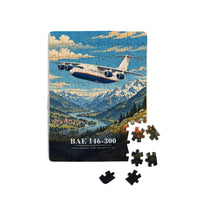 Thumbnail for BAe 146-300 - Vertical + Text - Canvas Puzzle
