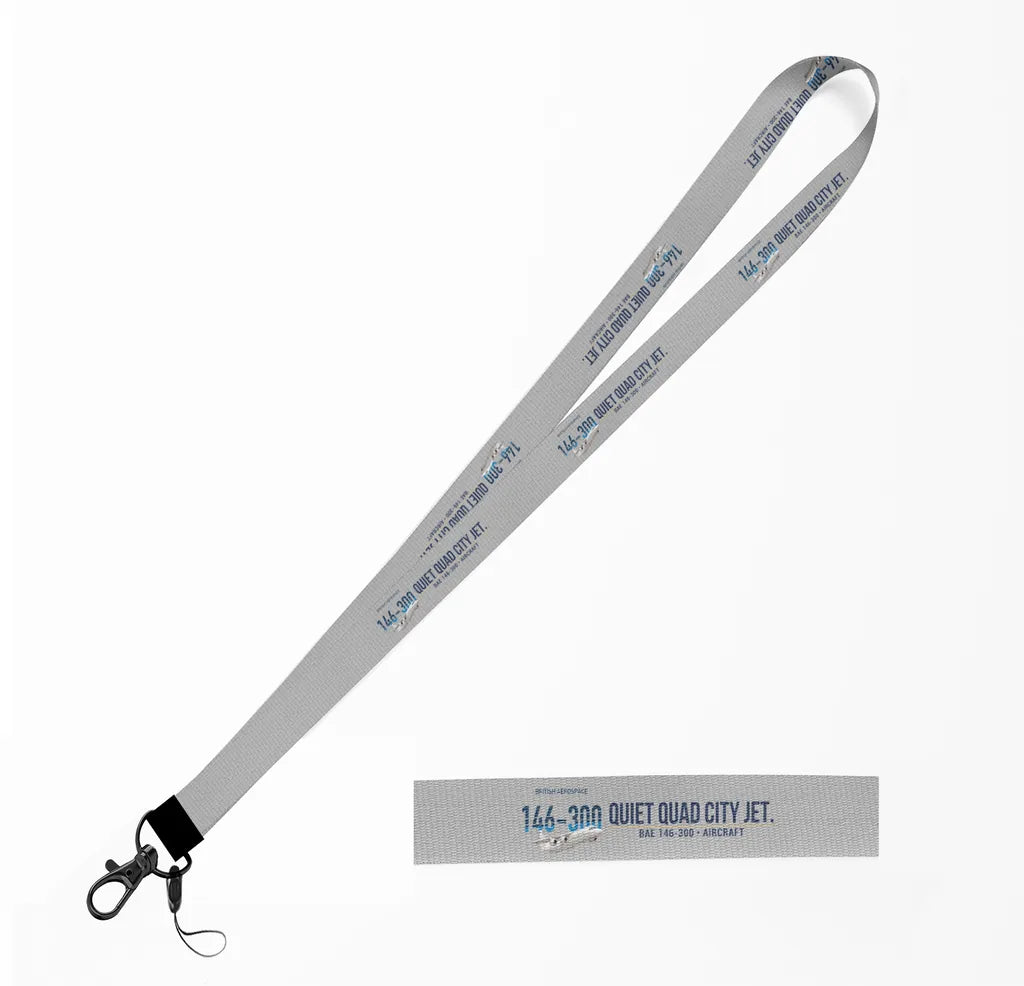 BAe 146-300 lanyard - light gray