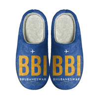 Thumbnail for Biju Patnaik International Airport (BBI) Slippers & Flip Flops - Slippers - Cotton - Code - Same - Blue