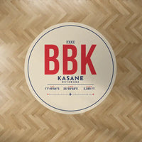 Thumbnail for Kasane International Airport (BBK) Carpets - Carpet Round - ID Tag - Beige V2