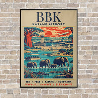 Thumbnail for BBK - Poster - Canvas Framed - Beige