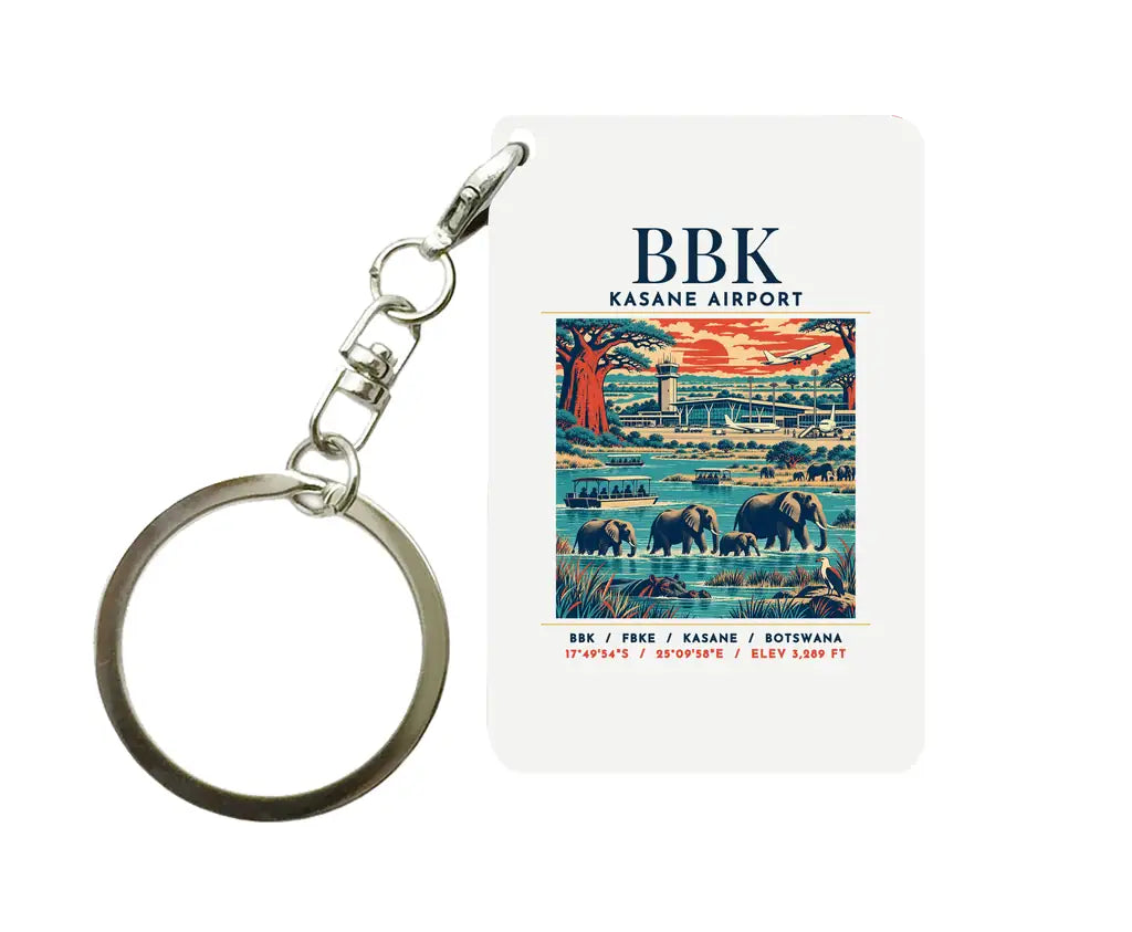 BBK - Poster - Key Chain - White