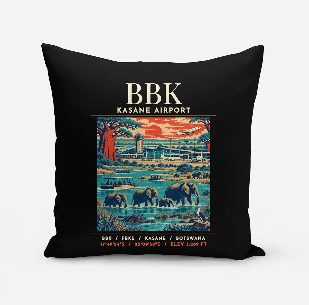 BBK - Poster - Pillow - Black
