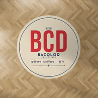 Thumbnail for Bacolod-Silay International Airport (BCD) Carpets - Carpet Round - ID Tag - Beige V2