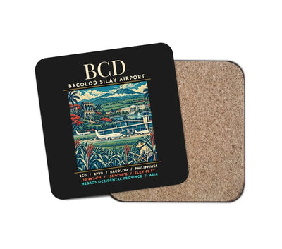 BCD - Poster - Coaster - Black