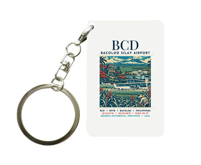 BCD - Poster - Key Chain - White