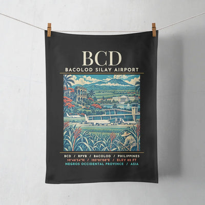 BCD - Poster - Towel - Black